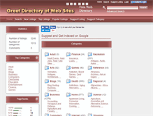 Tablet Screenshot of greatdirectoryofwebsites.com